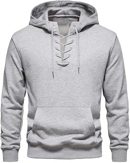 Hasagimol Men's Hooded Sports Hoodie Colour Block Hoodie Sweatshirt Slim Fit Sweatshirt Basic Autumn Long Sleeve with High Collar Hooded Sweat