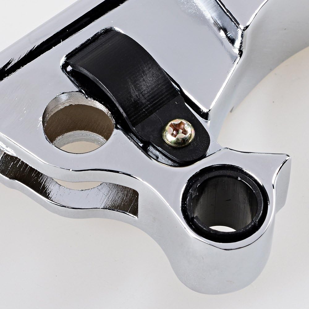 Passenger Floor Boards and Vertical Streamliner Foot Pegs Long Mount Kit with Wide Blade Brake Clutch Lever Compatible with 2008-2013 Harley 1 1/4" Engine Guard