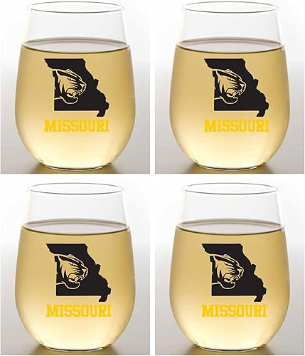 Miniatura 2 de Juego de 4 copas de vino de plástico inastillables de 16 onzas fabricadas en los Estados Unidos (BAMA ROLL TIDE)