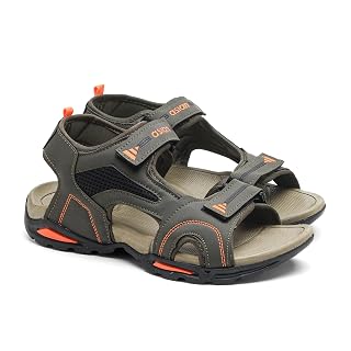 ASIAN Vistara-47 Men’s Sandals with Adjustable Straps, Cushioned Footbed & Anti-Skid Sole | Stylish Outdoor Sandals | Lightweight, Ideal for Travel & Beach