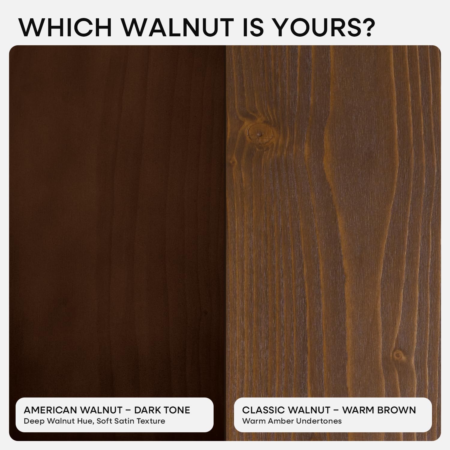 Homeforia 24inch Walnut Floating Shelves for Wall, High End Solid Real Wood 24in — product photo