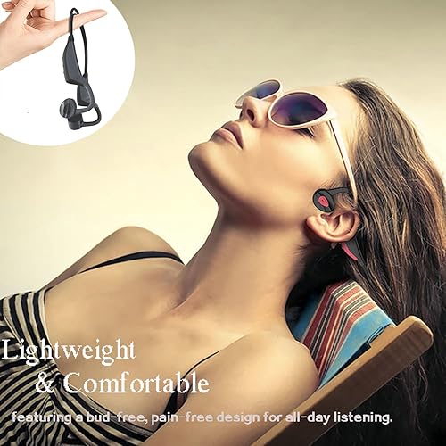 Miniatura 7 de Auriculares de conducción ósea de natación, impermeables, reproductor MP3, auriculares inalámbricos de oreja abierta, auriculares deportivos de 16