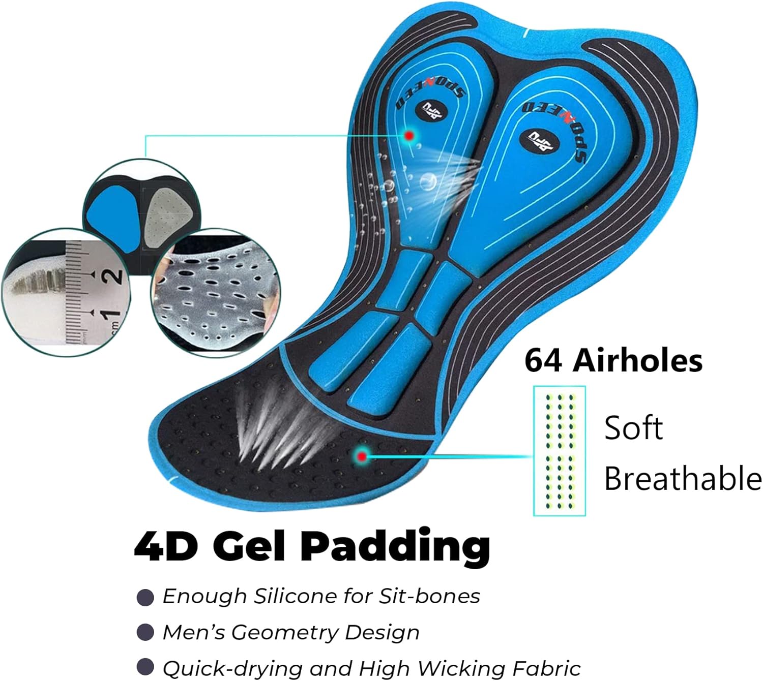 Miniatura 6 de Conjuntos de ropa de ciclismo para hombre, kits de pantalones de jersey acolchados para bicicleta de carretera MTB, ropa de ciclista