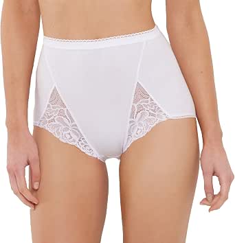 Culotte Femme Maxi Coton Lot X2 - Dim Féminine Taille Haute Confortable