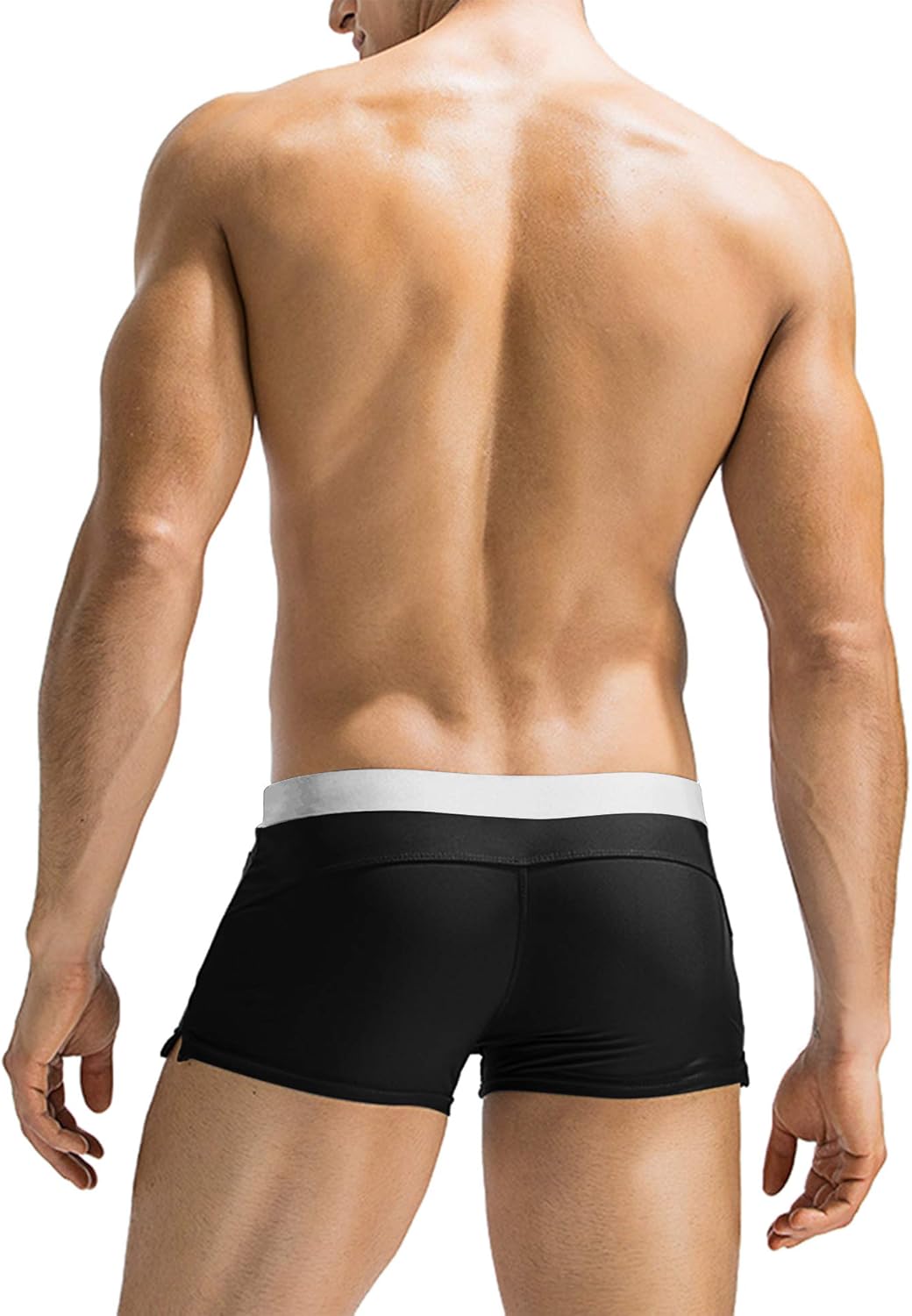 COOFANDY Mens Swim Trunks Swimwear Bathing Suit Swim Brief Square Leg Board Short S-3XL - Image 3