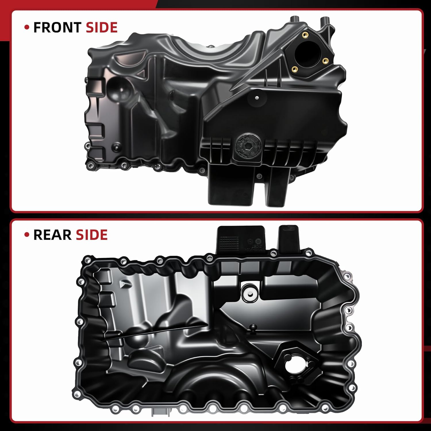 EPPO Transmission Oil Pan 11137618512 Compatible with 2013–2018 BMW 528i, 328i, 320i, X1, Z4, 228i, 428i 2.0L N20, N26 SULEV 11-13-7-618-512