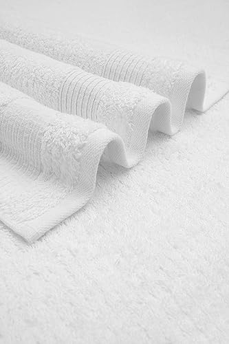 Miniatura 2 de Chic Home Lujosas toallas de baño de 2 piezas de 100% algodón turco puro, 34 x 68 pulgadas, ultra suaves, altamente absorbentes, diseño de tejido