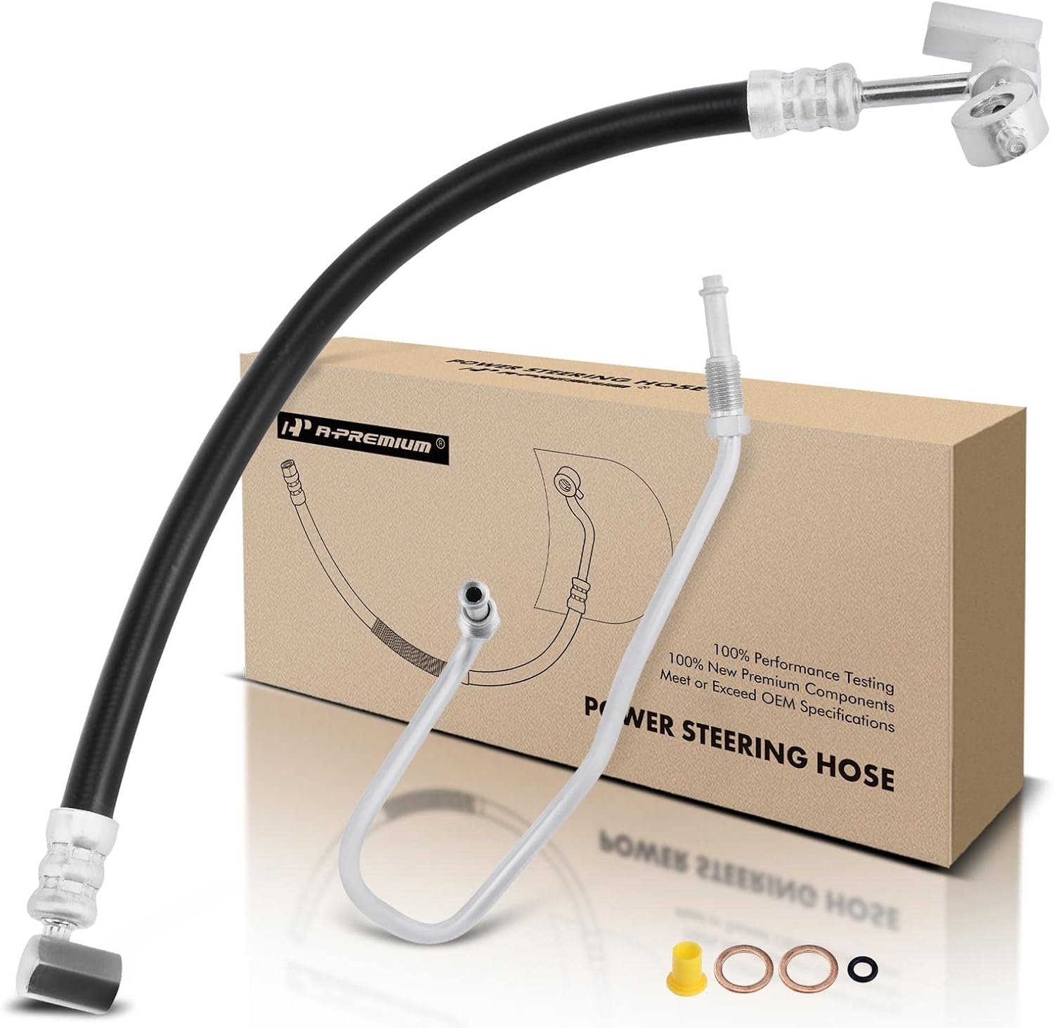 A-Premium Power Steering Hose Pressure Hose Line Assembly Compatible with Nissan Sentra 2000 2001 2002 Pump To Rack