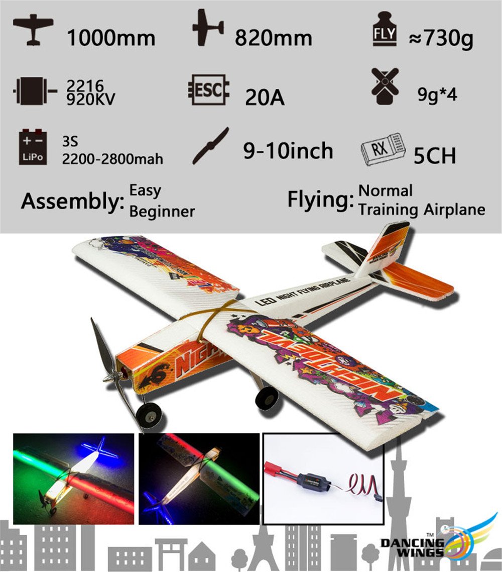 Aeroplanes Rubber Band Electric Powered Flying Model Aircraft DW Hobby