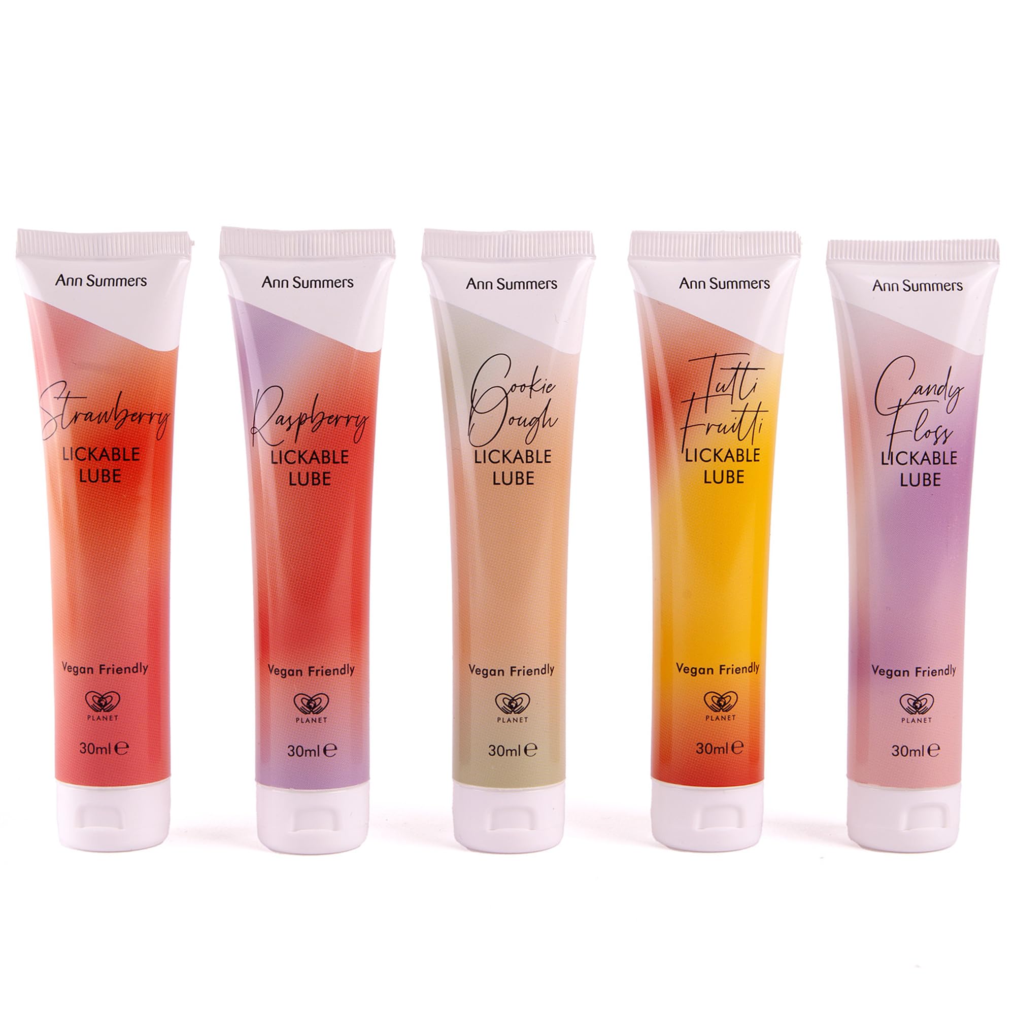 Sponsored Ad – Ann Summers Flavoured Lube Gift Set – 5 x 30ml Water Based Lube for Oral Pleasure (Strawberry, Raspberry, Cookie Dough, Tutti Frutti, Candy Floss) – Sugar-Free Water Based Lubricant Gel for Glide