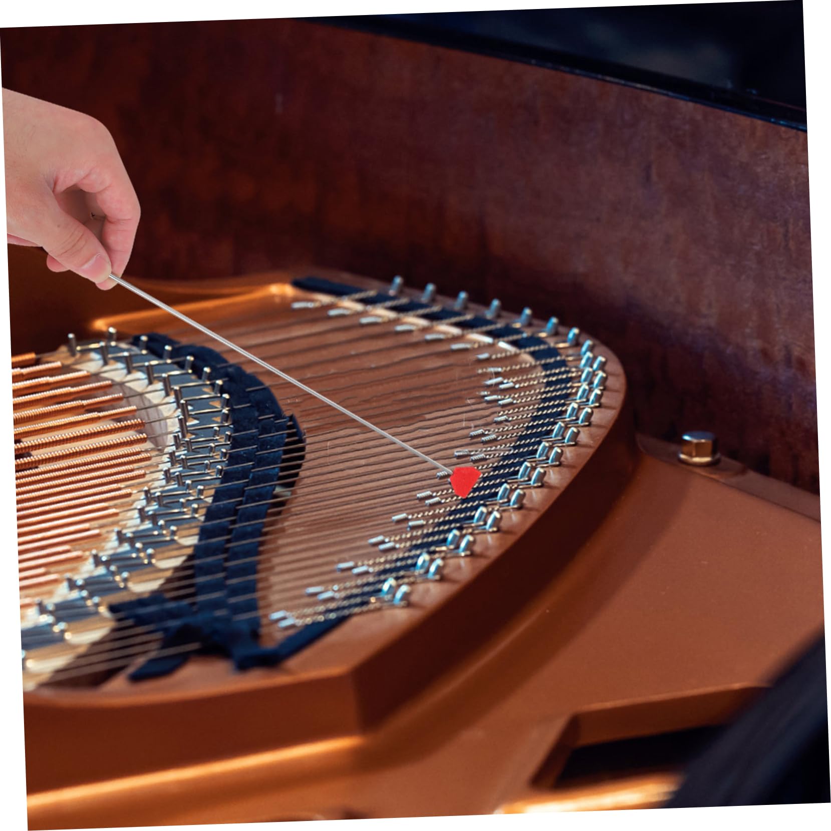 ifundom Piano Soundboard Duster Cleaning Kit 3pc Piano Cleaning Tools for Grand Piano Maintenance