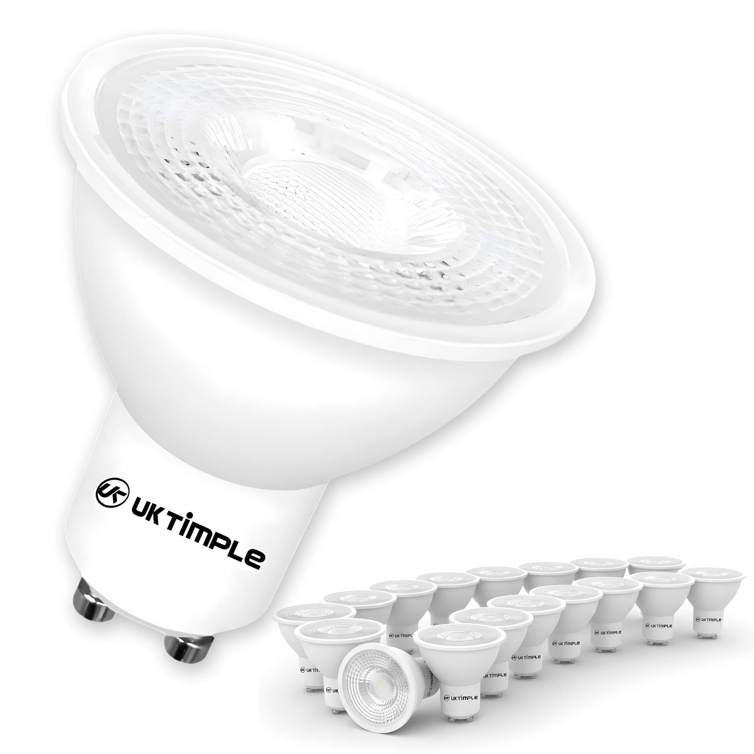 Uk Timple 6W GU10 LED Light Bulbs – Multipacks (20, Cool White) — image 1