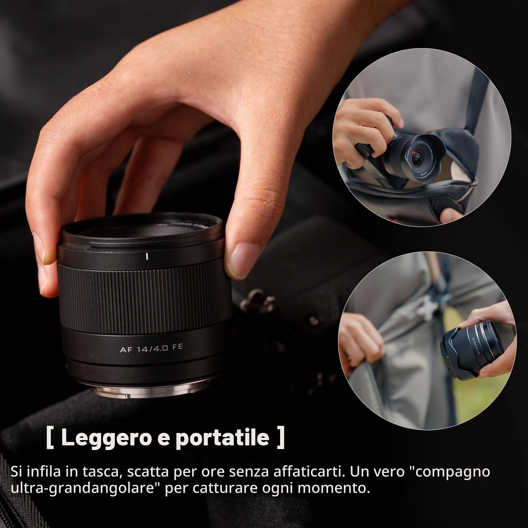 VILTROX AF 14 mm F4.0 Obiettivo ultra grandangolare full frame autofocus per Sony FE