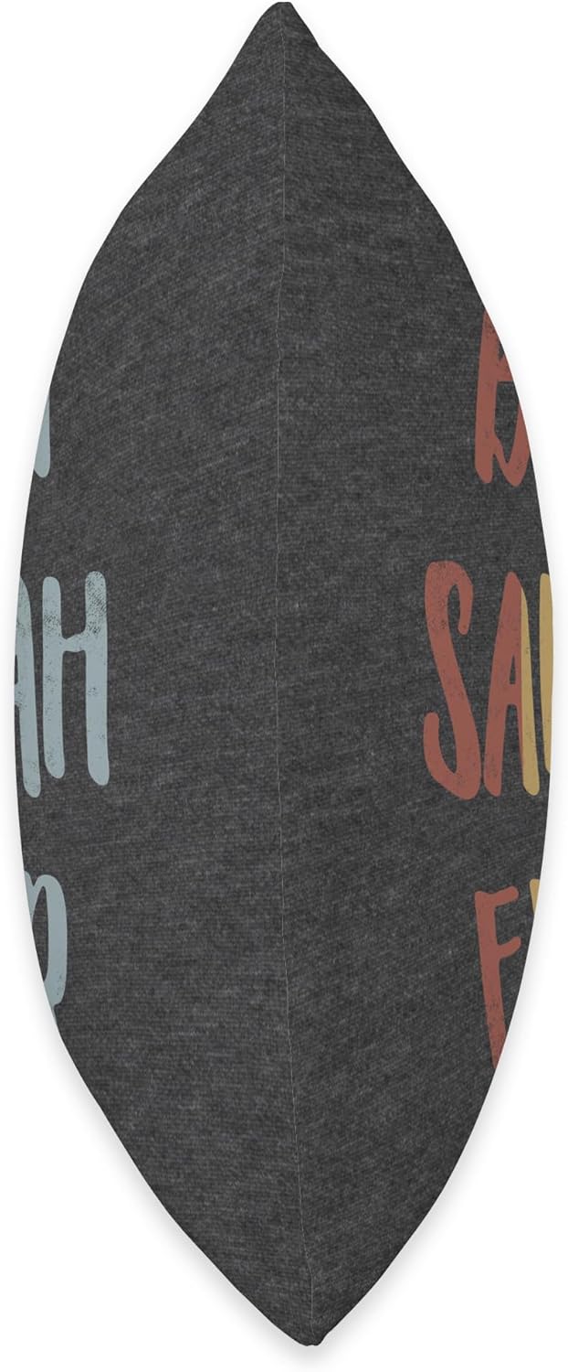 Best Sarah Ever Retro Vintage Name Gift Dark Heather Gray Throw Pillow