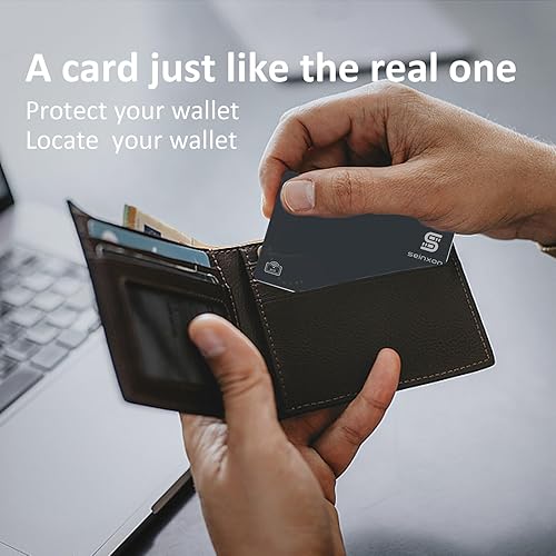 Miniatura 2 de Buscador de billeteras Tarjeta de bloqueo RFID IP68 Item Tracker Funciona con Apple Find My APP y Red con Clip de Recarga (solo iOS)