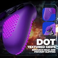 Vista 3 de PlayVital Funda de silicona para Nintendo Switch 2 Pro Controller - Funda protectora de agarre antideslizante 3D para Switch 2 Pro con tapa de botón