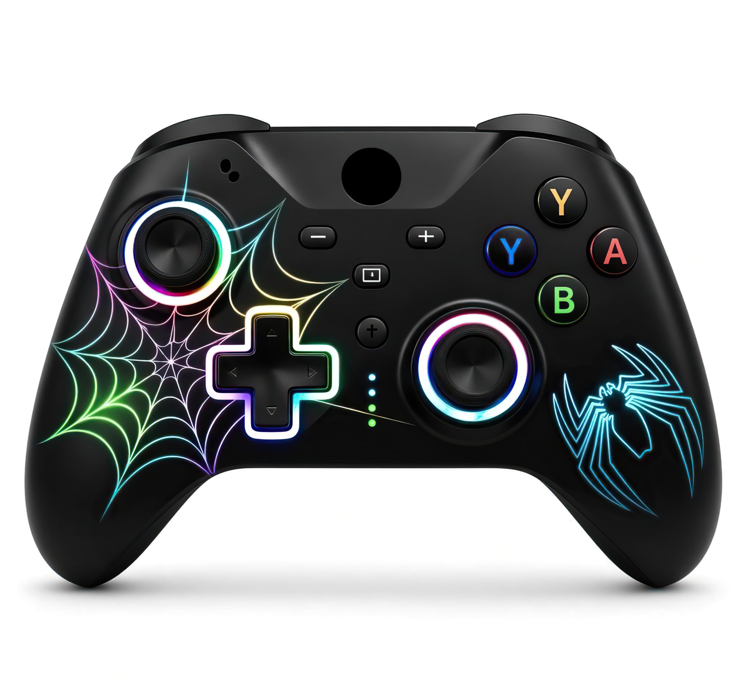 milotic wireless gaming controller, joysticks. bluetooth controller wireless gaming controllers with rgb compatible with switch, lite, oled and console gaming