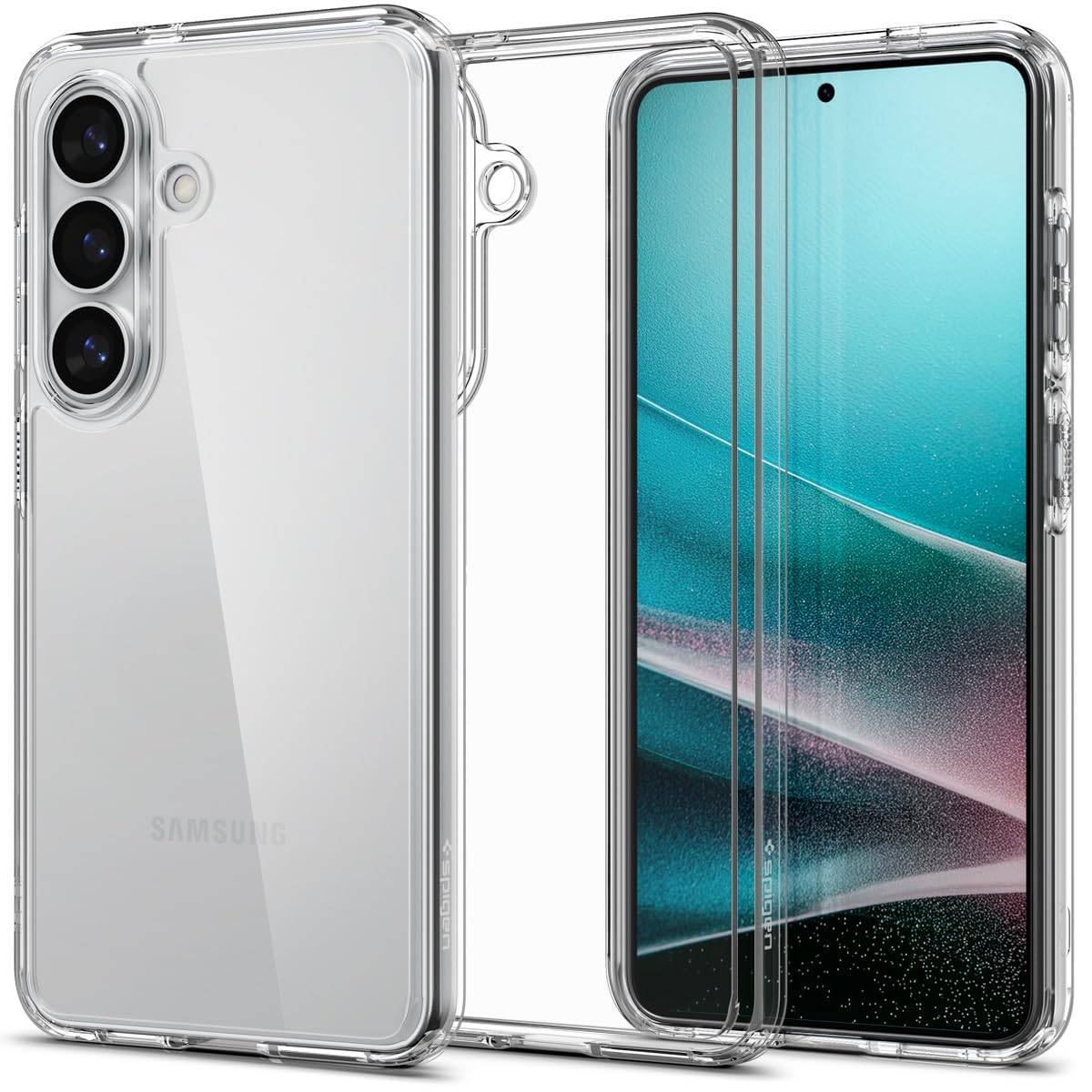 Spigen Ultra Hybrid für Samsung Galaxy S26 Plus Hülle [Anti Vergilbung] Ultra Hybrid Case Handyhülle Transparent Schutzhülle Slim Dünn –Crystal Clear