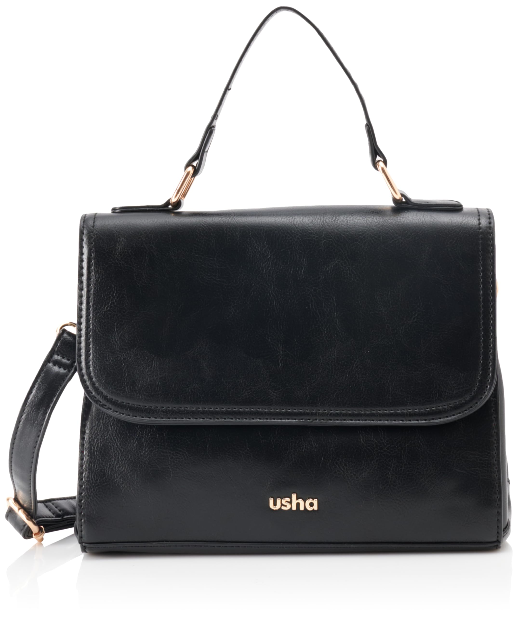 aleva Women's Elegant Handbag Shopper, Black, One Size
