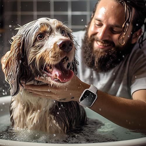 Miniatura 7 de Goton Funda de privacidad impermeable para Apple Watch Series 9, 8, 7, 6, 5, 4, SE Ultra de 1.575 pulgadas, 1.732 pulgadas, 1.614 pulgadas, 1.772