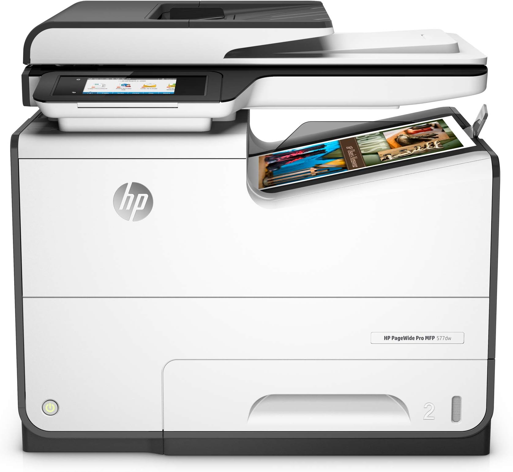 HP PageWide Pro 577dw Color Multifunction Business Printer with Wireless & Duplex Printing (D3Q21A) (Renewed)
