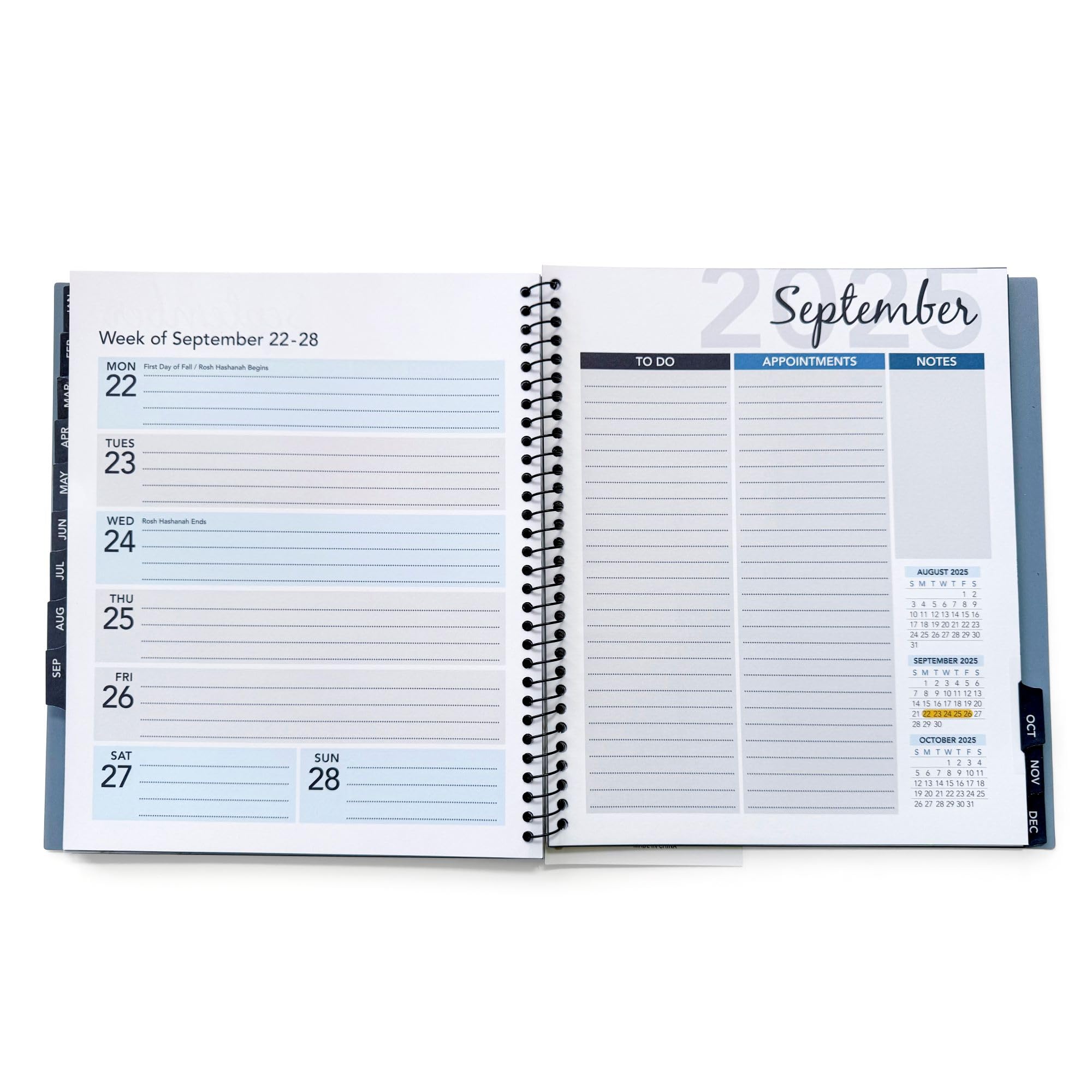 10% de descuento en enero. Agenda calendario 2020 de 13 meses con listas de tareas pendientes para tareas, notas o citas. Planificador resistente para una vista de un vistazo de la agenda diaria y la