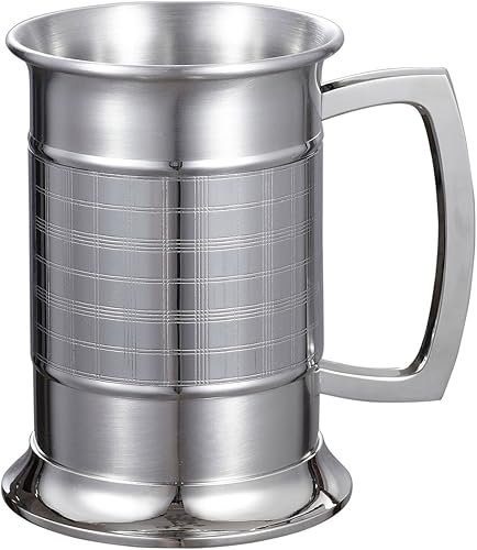 Visol "Métrico Acero inoxidable cerveza Taza, 12-Ounce, cromo