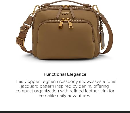 TUMI - Voyageur Teghan Crossbody - Women's Compact Everyday Purse with Leather Trim