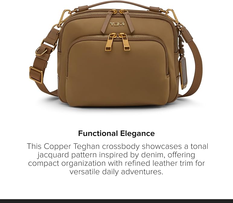 TUMI - Voyageur Teghan Crossbody - Women's Compact Everyday Purse with Leather Trim