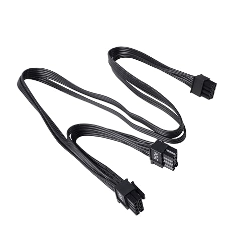 GAMEMAX GPU PCI-E Dual 8(6+2) Pin Cable RGB Series PSU, PCIE Cable for RGB750/850/1050/1300