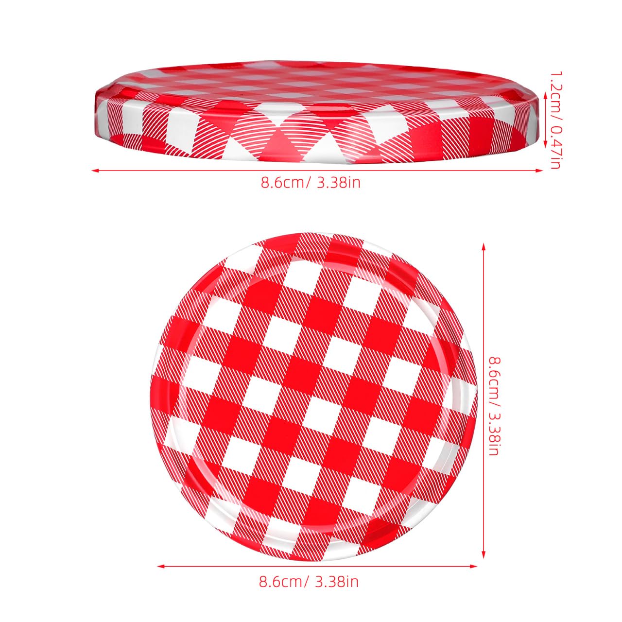 40 coperchi per barattoli, coperchi per inscatolamento, accessori per barattoli, tappi per barattoli a bocca larga, tappi per barattoli di vetro, coperchi per barattoli di vetro, forniture per