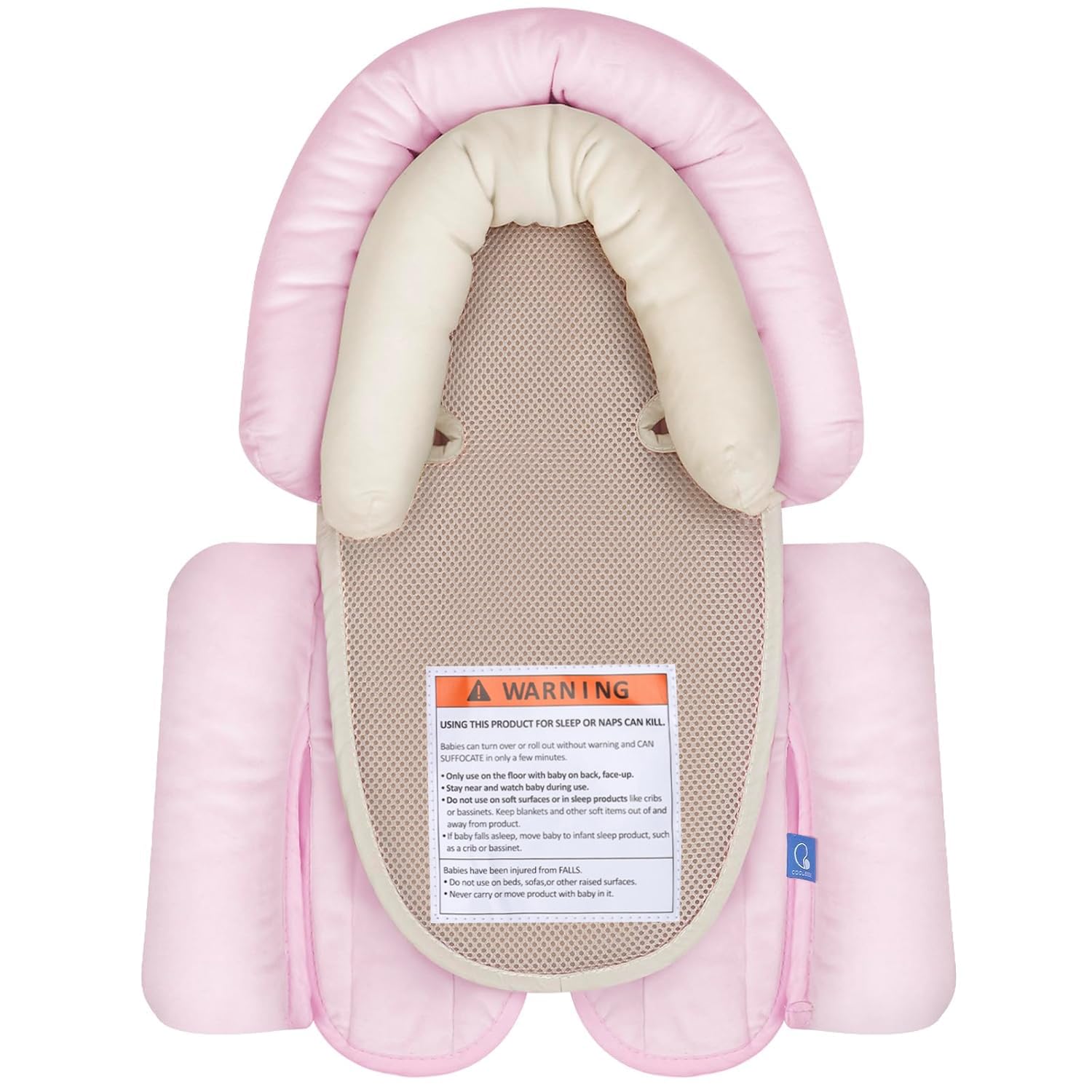 COOLBEBE Coussin de Soutien 3 en 1 pour bébé pour Nouveau-né et Enfant – Coussin de siège de Voiture Extra Doux, Parfait pour Les sièges Auto, poussettes, balançoires