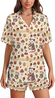 2 Piece Set Pajamas Set Womens Top And Jogger Pants
