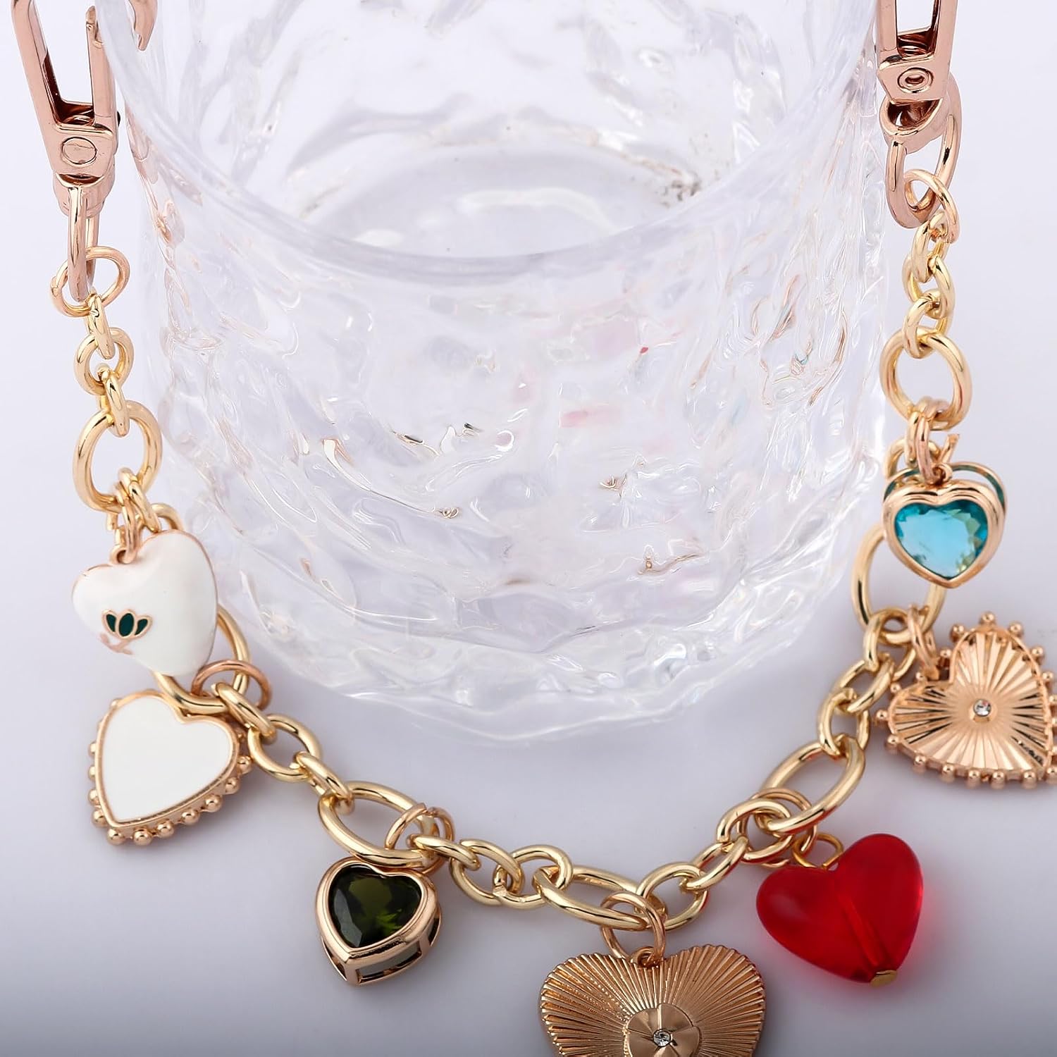 Bag Purse Charm Chain for Handbags - Gold Key Chain Accessories - Cute Keychain Gifts for Women
