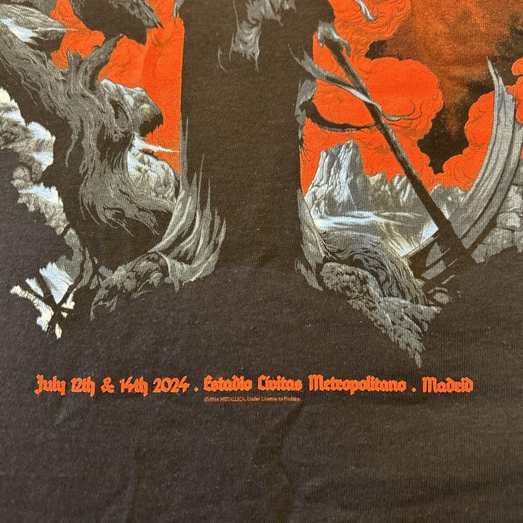 llica/メタリカ/ツアーTシャツ、スペイン, マドリッド Metallica/メタリカ/ツアーTシャツ、スペイン,マドリッド