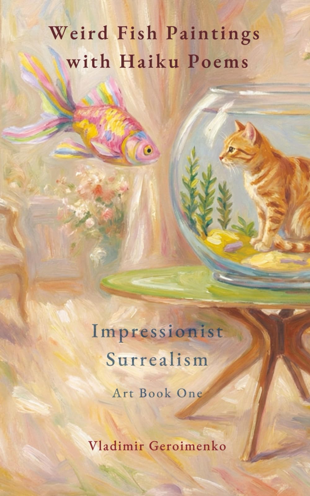Weird Fish Paintings with Haiku Poems: Impressionist Surrealism – Art Book One (Enjoy Dreamlike Worlds)