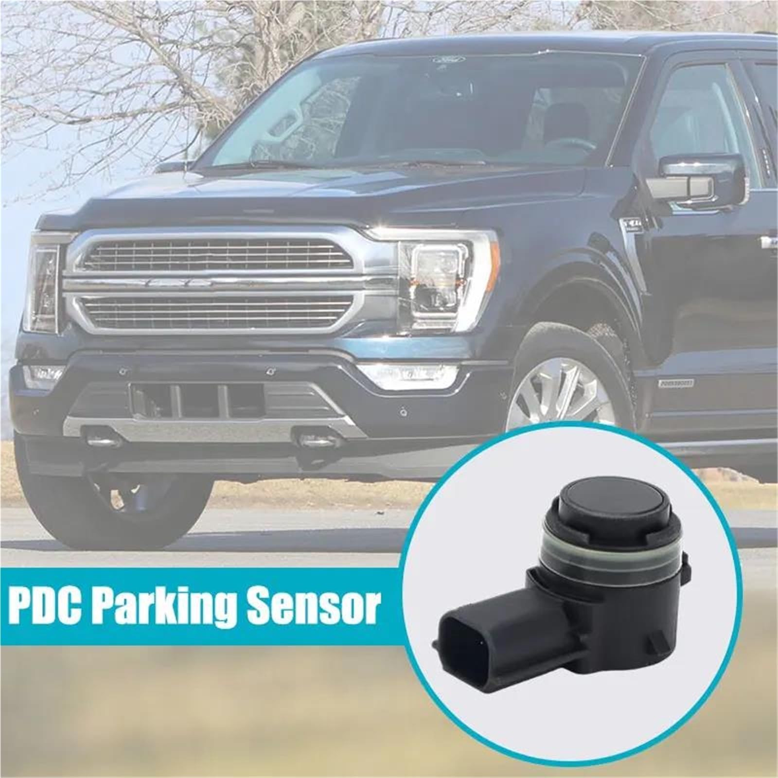 Sensores Marcha Atrás Para Ranger T6 Para Facelift 2015-2022 Piezas De Automóvil EM2T15K859AA Sensor Aparcamiento PDC Para Coche Negro(4pcs)