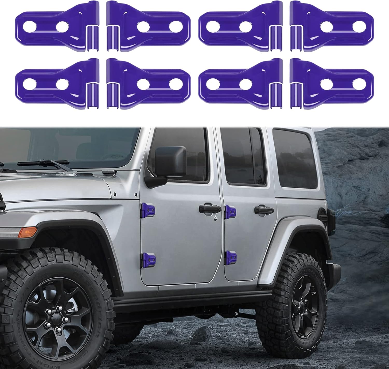 Amazon.com: RT-TCZ Door Hinge Cover Trim for Jeep,Front Door Rear Door ...
