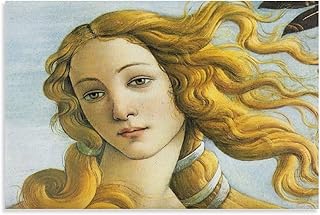 Art The Nascita di Venere Poster pittura ad olio di Sandro Botticelli Italiano Pittore del Primo Rinascimento Poster Quadro decorativo su tela da parete Soggiorno Camera da letto Pittura 40 x 61 cm