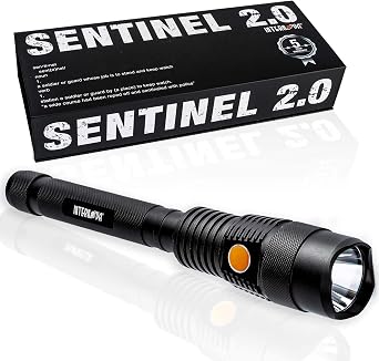 INTERNOVA Sentinel 2000 Lumen Rechargeable Flashlight 10.5 Inches - LED Flashlight Includes USB Cord & Magnetic Sealed Gift Box