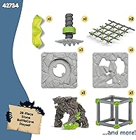 Vista 6 de schleich Eldrador Creatures - Juego de 28 piezas BattleCave Stone Smasher para niños y niñas, niños a partir de 7 años 42734