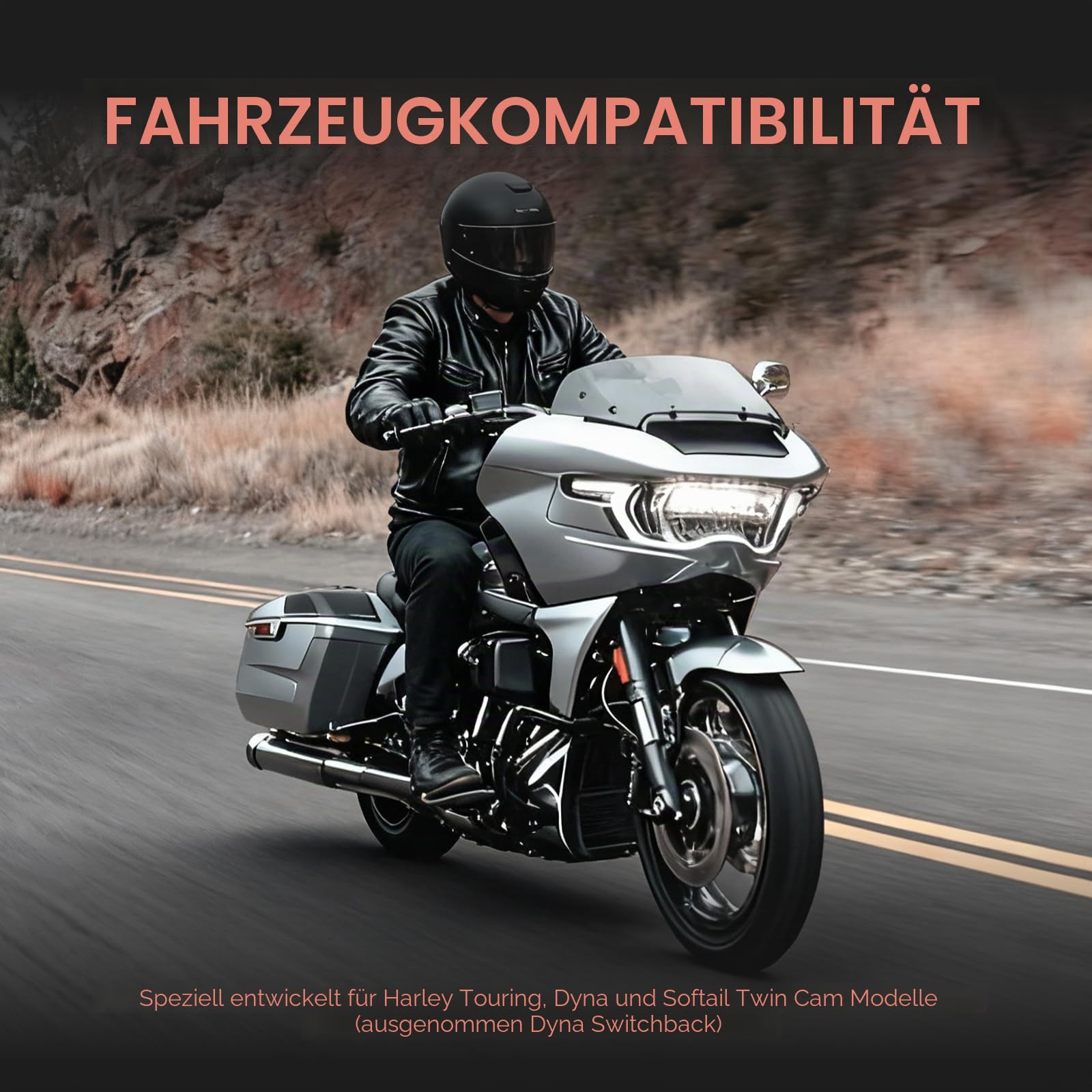 EZ Shift Neutral Gear Assist Kit für Harley Touring Dyna Softail Doppelnockenmotor Schwarz