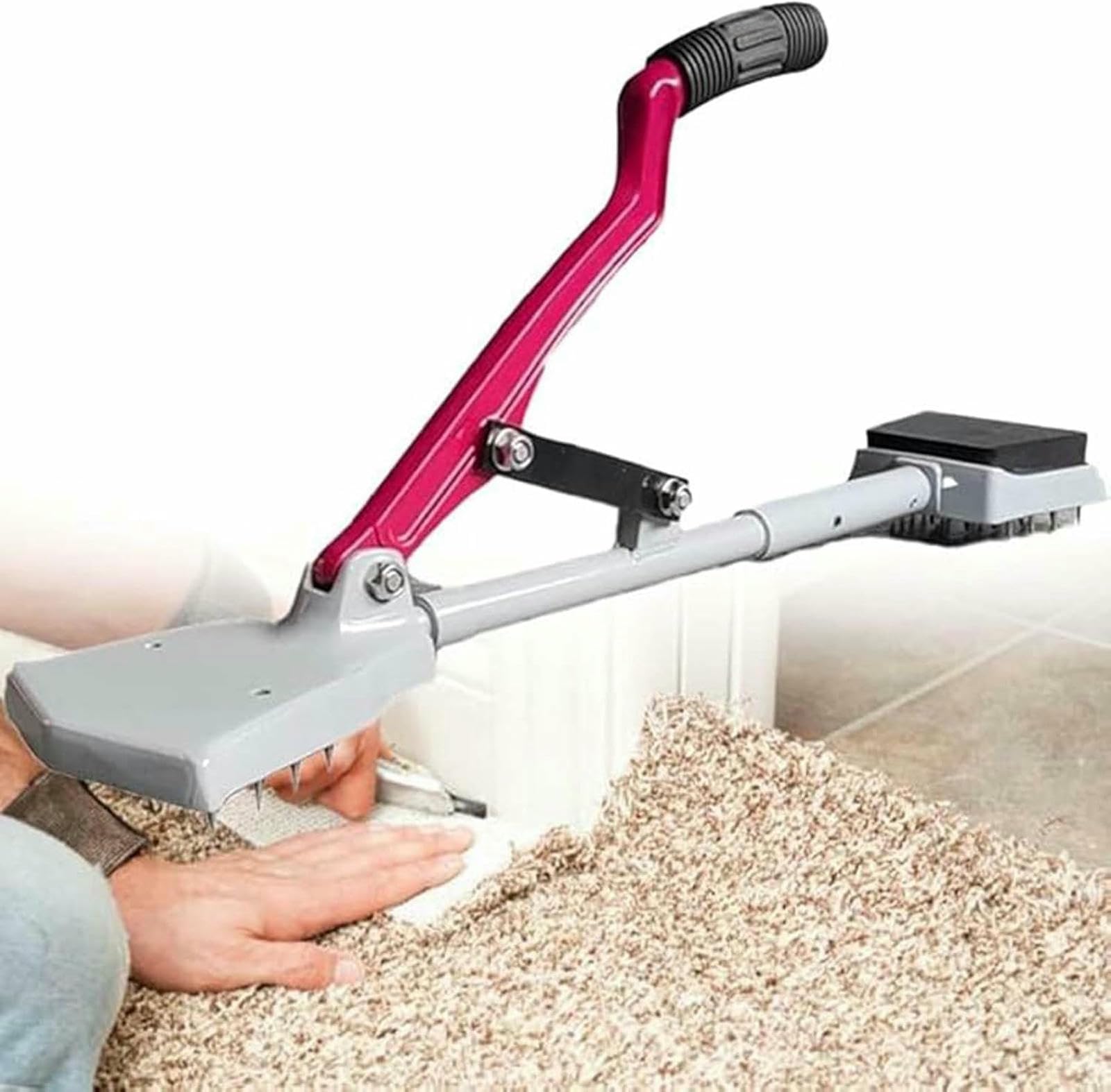 Tendeur de tapis sans genou pour pose et bricolage de revêtement de sol