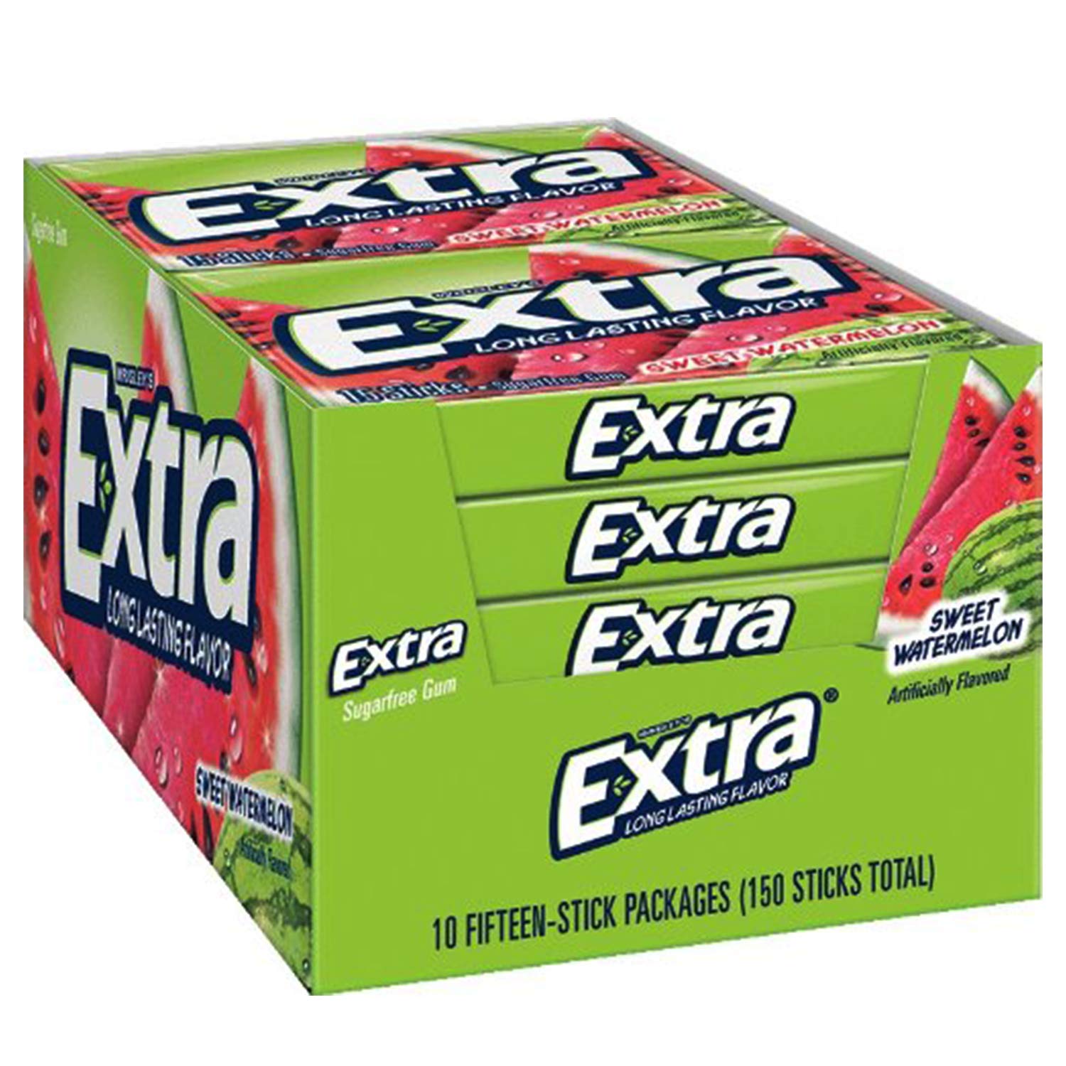 Wrigley's Extra Long Lasting Flavour Sweet Watermelon, 400 g