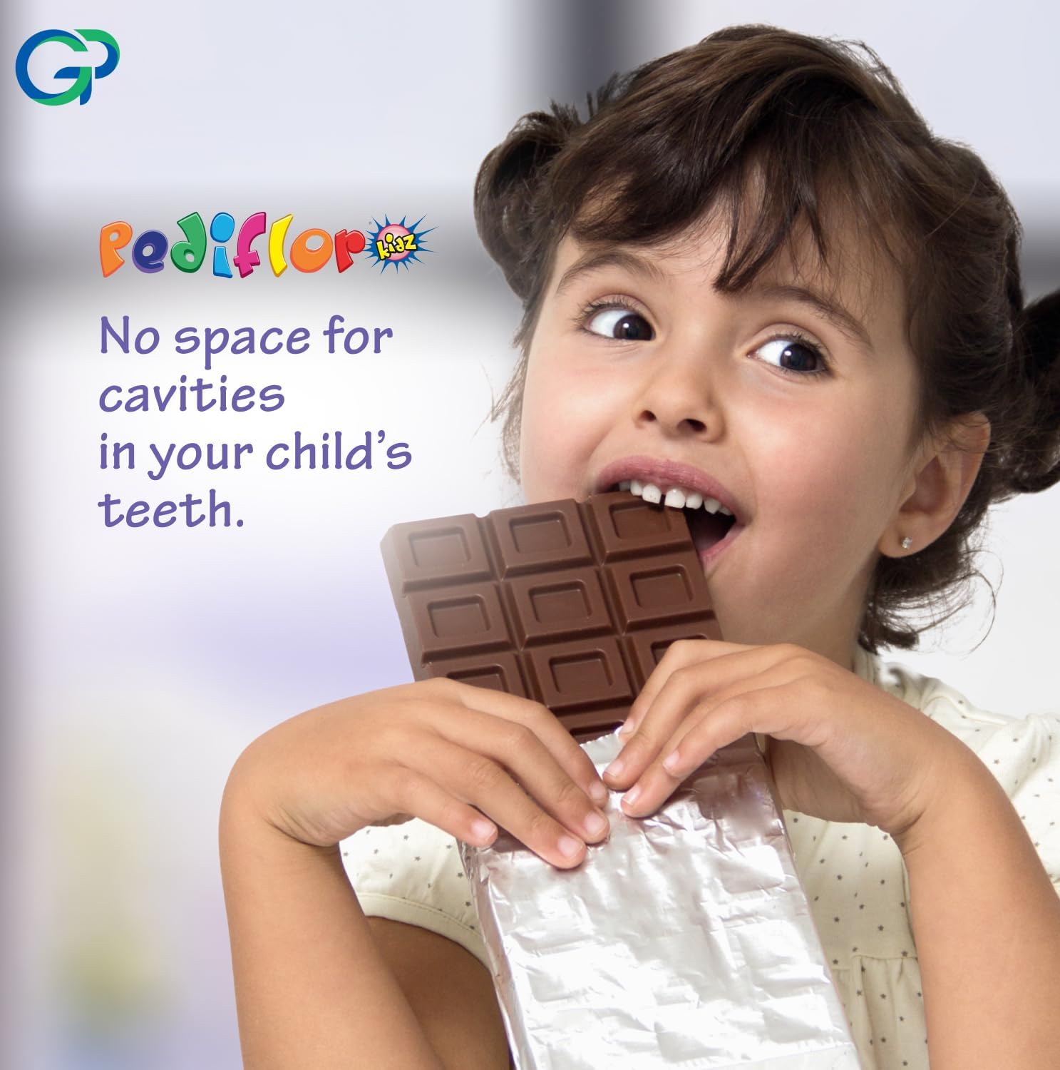 Pediflor Kidz Day & Night Anticavity Bubble Gum and Green Apple Flavor (70g ea pack of 1) Toothpaste for kids, and Glodent Teeth Whitening toothpaste (70g x 1) Complete Oral Care (combo pack) 4