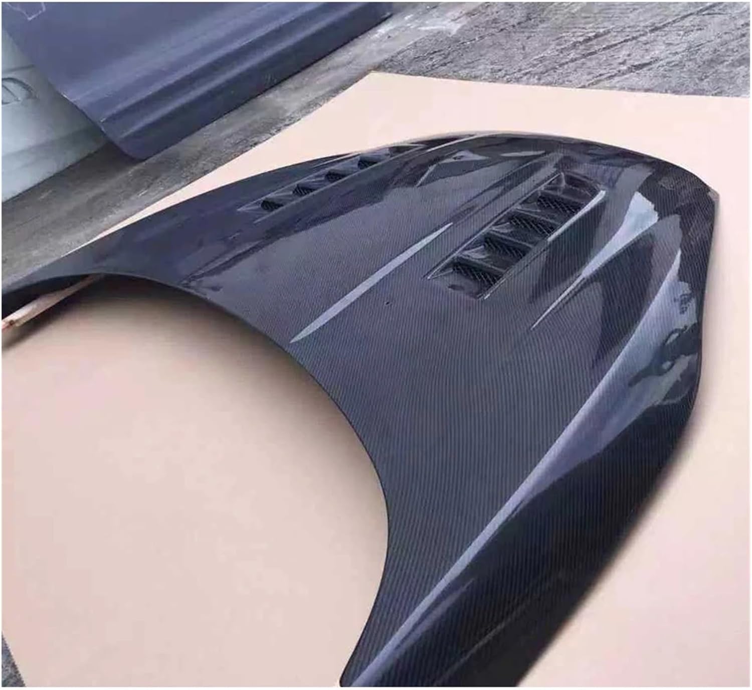 Compatible With Ford Fiesta 2013-2024 Carbon Fiber Car Engine Hood