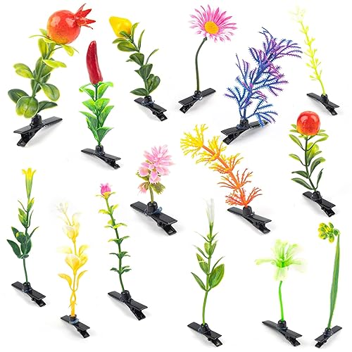 Framendino, Paquete de 30 clips para plantas para brotes de frijoles para decoración de 15 estilos