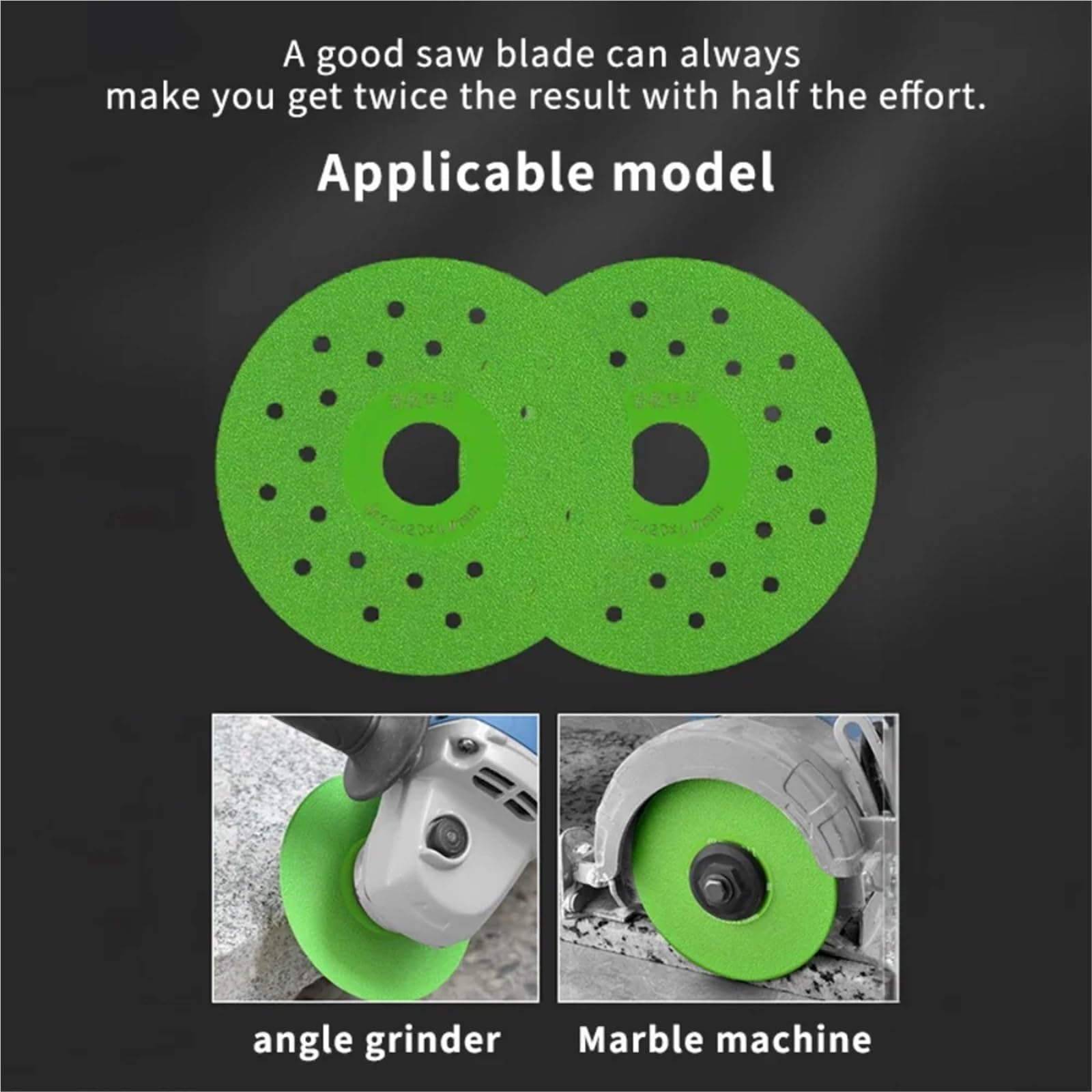 Disco de corte para porcelana, Disco abrasivo de losa roca diamante, 10 Uds., verde, for baldosas cerámica mármol, Jade