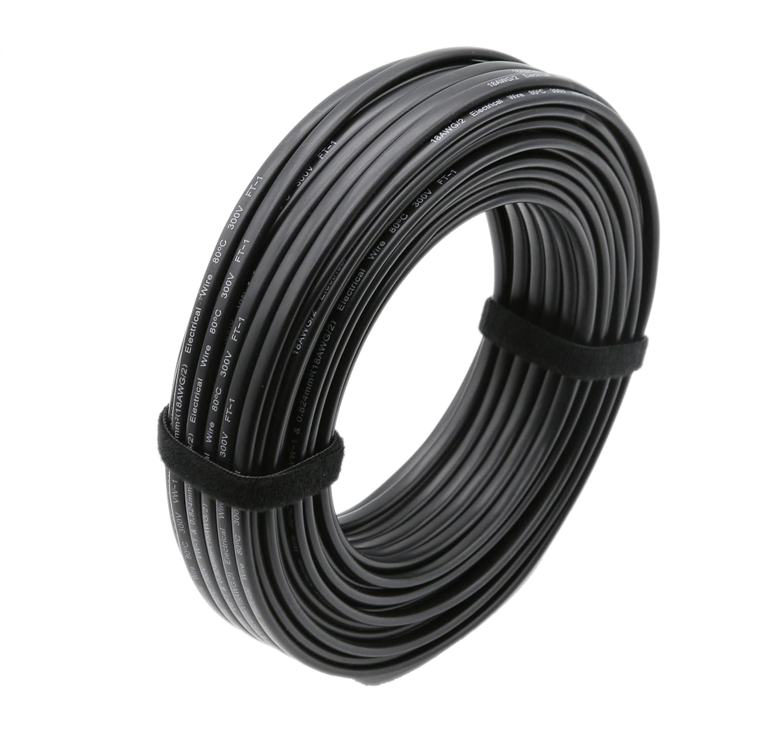 18 Gauge 2 Conductor Electrical Wire,18/2 Wire Low Voltage Electronic Device Wiring, Speaker Wire, LED Light Power Cord, Automotive (2C-18AWG, 100FT) Pure Copper Wire