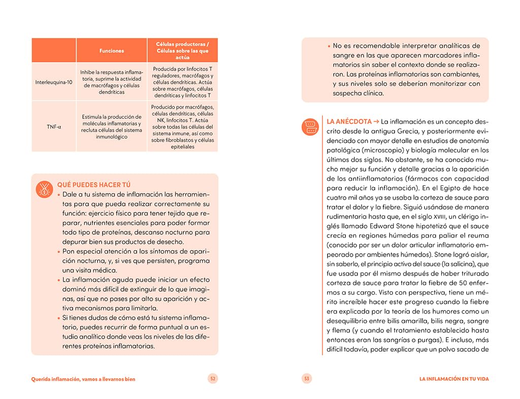 Querida inflamación, vamos a llevarnos bien: Descubre cómo regularla para protegerte y vivir más y mejor (Bienestar, salud y vida sana)